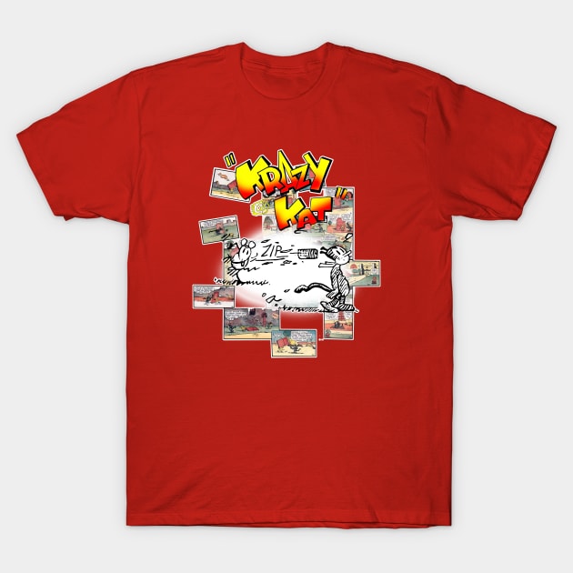 Krazy Kat - comics in the newspapers T-Shirt by enyeniarts